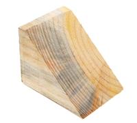 Gadpiparty Cunei Blocca Ruota Beige in Legno e Ferro Antiscivolo Portatili per Veicoli e Pneumatici per Viaggi e Campeggio Accessori Stabilizzatori per Camper
