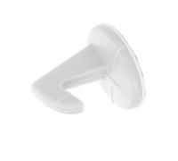 Gadpiparty Cuscinetto Antiurto per Porta Fermaporta in Silicone Ispessito Protezione per Parete Porta con Gancio Cuscinetto Paraurti Silenzioso Bianco