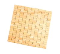 Gadpiparty Cuscino per Seduta in bambù Tappetino Cuscino Traspirante per Piccoli Spazi Copertura Sedile Auto Schienale Design Antiscivolo