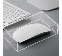Gadpiparty Custodia protettiva in acrilico trasparente per mouse desktop e laptop, design resistente alla polvere per uso in ufficio
