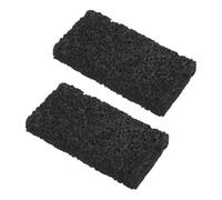 Gadpiparty Diffusore di Aromi in Pietra Lavica Nera 2 Pezzi 10X5X1,5 CM per Ambienti Casa e Ufficio, Pietre Naturali Porose per Oli Essenziali, Diffusore Tascabile per Viaggi e Meditazione