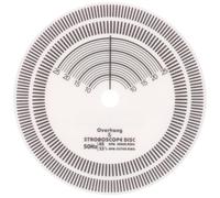 Gadpiparty Disco stroboscopico per giradischi e strumento di allineamento, tester di velocità per dischi in vinile da 33/45/78 giri/min, include righello di calibrazione per manutenzione giradischi