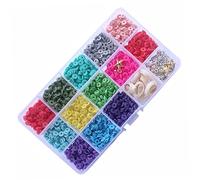 Gadpiparty DIY Shell Bracelet Making Kit Round Hollow Polymer Clay Beads for Craft Supplies And Jewelry Accessories for all Ages