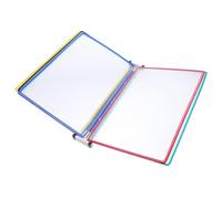 Gadpiparty Espositore da Parete per Documenti Organizer da Ufficio in Ferro e PVC Portadocumenti Pagine Metodo di Archiviazione Verticale Facile da Installare Supporto Robusto per Cartelle e