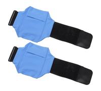Gadpiparty Fascia da Gamba Porta Cellulare Regolabile 2 Pezzi Chiusura a Strappo Antiscivolo Elastica per Corsa Escursionismo Workout Uomini e Donne