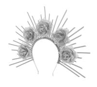 Gadpiparty Fascia per Chioma da Dea Argento in Plastica Raffinata | Nozze e Banchetto, Design D'effetto, Buona Fattura, Accessorio per Ragazze e Signore