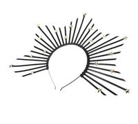 Gadpiparty Fascia per Chioma Nero in Plastico Multiuso Design Creativo e Semplice per Banquet ed Engagements, Accessorio Elegante e Unico per Acconciature Distintive