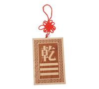Gadpiparty Feng Shui Corner Missing Card Arredamento da Parete Chiave Sospeso Impiccagioni Decorazioni d'Arte da Parete Arredamento per La Casa Carta Amuleto Feng Shui di Legno