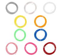 Gadpiparty Filamenti Pla per Penna 3D 175 MM Resistenti al Calore Set da 10 Pezzi Colori Assortiti per Stampa 3D e Pittura Artigianale Professionale Colore Casuale Colore Casuale