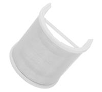 Gadpiparty Filtro Anti-pop Semplice da Installare a Forma di U per Microfono Protezione Antivento in Metallo Bianco per Registrazioni e Riconoscimento Vocale