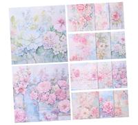 Gadpiparty Fogli Articolo Materiale dell'album Scrapbooking Forniture per Album di Ritagli diario mestiere Carta retrò Fai da Te Carta Ruvida per Album Artigianato Che Fa Forniture