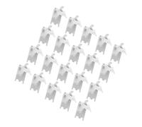 Gadpiparty Ganci Per Frigorifero 20 Pezzi Clip Per Ripiani in Metallo Ganci Di Supporto Resistenti Per Ripiani Di Stoccaggio Di Congelatori Commerciali