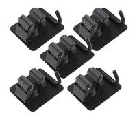 Gadpiparty Ganci per Scopa senza Foratura Supporti da Parete in Acciaio Inox Set da 5 Pezzi per Organizzazione Bagno e Cucina Porta Scopa Resistente e Salvaspazio per Superfici Lisce