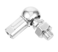 Gadpiparty Giunto Sferico Tirante Filettatura Destra e Opposta Testa Snodo Acciaio Carbonio Resistente per Auto