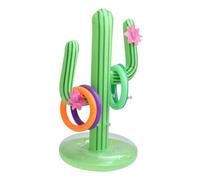 Gadpiparty Gonfiabile Cactus PVC Verde con Anelli da Lancio Decorazione e Gioco Galleggiante per Piscina Spiaggia e Feste Estive Materiale PVC Resistente e Antiperdita per Divertimento in