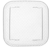 Gadpiparty Graticola Quadrata in Acciaio Resistente per Friggitrice ad Aria Supporto Resistente al Calore con Struttura Rete per Drenaggio Olio Adatta per Cottura di Pollo e Verdure Indoor