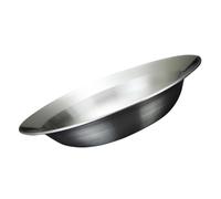 Gadpiparty Insalata in Acciaio Inox Argento da 23 Cm Design Compatto e Resistente per Picnic e Campeggio