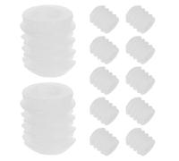 Gadpiparty Inserti per Cerniere in Plastica 4X10 MM, 100 Pezzi Ancoraggio a Vite e Tasselli, Riparazione Nascosta per Ante Armadietti, Applicazione Interni