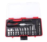 Gadpiparty Kit 16 Pezzi attrezzi falegnameria utensili falegnameria strumenti per lo scrapbooking penna per la lavorazione del legno abito coltello da intaglio penna da carpentiere
