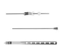 Gadpiparty Kit 3 Pezzi Tirante Scarico Lavandino in Metallo Asta di Sollevamento e Leva Pivotante, Accessori per Riparazione Scarico Pop-up Bagno e Cucina, Compatibile Sistemi Standard,