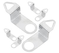 Gadpiparty Kit 6 Ganci per Orologio da Parete Alimentato a Batteria in Metallo Argento Kit di Sostituzione Movimento Orologio Fai da Te per Fissaggio e Decorazione Sicura su Pareti