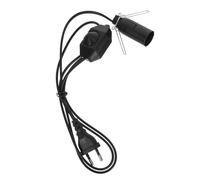 Gadpiparty Kit di Cablaggio Portalampada E12 e Cavo Trasparente Cavo di Ricambio Interruttore Dimmer per Lampade LED da Tavolo e Apparecchi di Illuminazione Originali