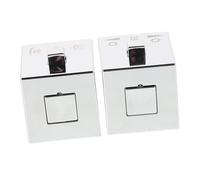 Gadpiparty Kit Di Sostituzione Della Maniglia Del Rubinetto Della Doccia Maniglie A 4 Lati Valvola Miscelatrice Per Doccia A Parete Regolatore Della Temperatura Dellacqua