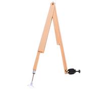 Gadpiparty Kit Tecnologia Scuola Media e Supporto Penna Sicuro Compasso in Legno Strumento Didattico Raggio Regolabile per Insegnamento per Lezioni di Disegno Tecnico