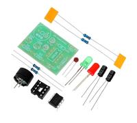 Gadpiparty Kit Timer 555 Ne555 Circuito Lampeggiante a LED, 3 Pezzi per Esercizi di Saldatura e Progetto di Apprendimento Elettronico, Adatto a Studenti e Maker
