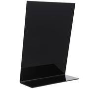 Gadpiparty Lavagnetta Cancellabile in Acrilico Nero per Scrivere e Decorare, Design Creativo e Compatto come Lavagna da Tavolo per Ufficio e Casa