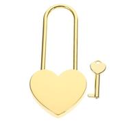 Gadpiparty Lucchetto Piccolo Cuore con Chiave Lucchetto Sicurezza per Diario Scatola Gioielli e Valigia Blocco Compatto Leggero per Zaino e Armadietto Multiuso per Viaggi e Uso Quotidiano