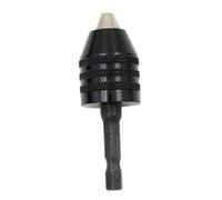Gadpiparty Mandrino Per Trapano Senza Chiave Adattatore Universale Per Portapunte Da 3-8 Mm Per Trapano Elettrico Nero