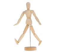 Gadpiparty Manichino in Legno Snodabile da Modello Artistico per Disegno e Decorazione Casa Bambola Adornamento Legno Naturale per Artisti