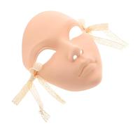 Gadpiparty Maschera Antica Cinese per Volto Intero in Plastica Bianca | Disegno Dipinto a Mano, Stile Antico Elegante e Misterioso, per Feste e Carnevale, Adatta a Hanfu
