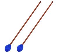 Gadpiparty Mazzette per Marimba 2 Pezzi in Acero e Lana Blu, Battenti per Strumenti a Percussione, Realizzati Cura e Sicuri per Pratica e Performance Colore Casuale