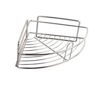 Gadpiparty Mensola Angolare in Acciaio Inox, Doppia Ventosa, Triangolare | Attrezzi, Ottimizza L'angolo Doccia, per Bagno e Cucina, Argento, per Barattoli e Flaconi