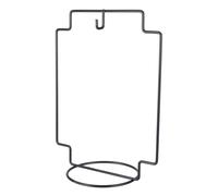 Gadpiparty Mensola Portabottiglie 2 Pezzi in Ferro Nero con Ganci Decorativi per Bottiglie Micro Paesaggio, per Balcone e Davanzale