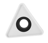 Gadpiparty Microphone Station Logo in Abs Triangular Shape For Interviews Diameter Mic Logo Flag And Portable Design