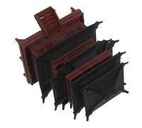 Gadpiparty Mini Padiglione Pagoda Cinese in Plastica per Micro Paesaggi | Decorazione Versatile senza Montaggio, Stile Tradizionale, per Ufficio e Progetti di Micro Paesaggio