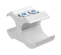 Gadpiparty Morsetto in Alluminio per Tubo Sedia Rotelle Clip Resistente per Supporto Tubolare Accessorio Versatile Facile da Installare per Uso Interno ed Esterno