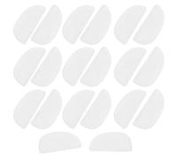 Gadpiparty Naselli per Occhiali in Silicone Bianco 10 Paia Design Antiscivolo e Comfort Elevato per Ridurre Carico Sul Naso