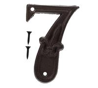 Gadpiparty Numero Civico in Ghisa Retrò Numero Civico Decorativo Per Porta in Metallo 7