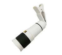 Gadpiparty Obiettivo Teleobiettivo Per Smartphone Lente Ottica Per Osservazione Con Clip Bianco Migliora La Qualità Delle Immagini Del Tuo Telefono e Compatibile Con Vari Modelli