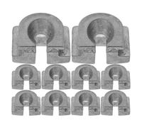 Gadpiparty Occhiello per Testina Tagliabordi in Lega di Alluminio per Decespugliatore e Falciatrice Passaggio Guida Filo da 2,8 X 2,3 CM, Installazione Facile, Tenuta Ottimale del Filo