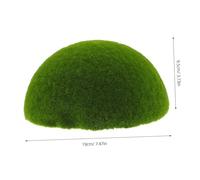 Gadpiparty Palline Decorative di Muschio Realistiche Mezzo Sfera Durevoli e Versatili per Giardini in Miniatura Vasi e Aiuole Decorazioni Verdi per Piccoli Paesaggi e Progetti Creativi