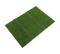 Gadpiparty Pannello Non Tessuto Rettangolare di Artificiale Verde Aspetto Realistico, Facile da Installare, Tappeto Sintetico Multifunzione per Paesaggi in Miniatura e Uso Esterno