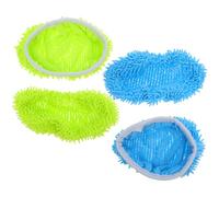 Gadpiparty Panni di Ricambio in Microfibra per Scopa Piatta 4 Pezzi Copripanno Riutilizzabile Lavabile per Pulizia Pavimenti in Legno Piastrelle e Laminato Assorbenti e Compatibili per