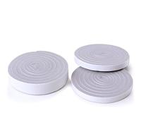Gadpiparty Paraspifferi per Porte in Poliuretano Bianco Resistente al Calore e Isolante Acustico, Adesivo per Bagno e Lavanderia, Contro Spifferi e Rumori