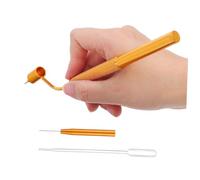 Gadpiparty Pennarello Vernice Auto per Riparazione Graffi Marrone Chiaro, Penna Ago Contagocce per Ritocchi di Precisione, Strumento Manuale per Vernice Carrozzeria in Auto