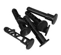 Gadpiparty Perni per Cerniera del Coperchio Bidone della Spazzatura in Nylon 6 Pezzi, Chiusure per Bidoni Ruote per Esterno, Accessori Resistenti per Contenitori Raccolta Differenziata